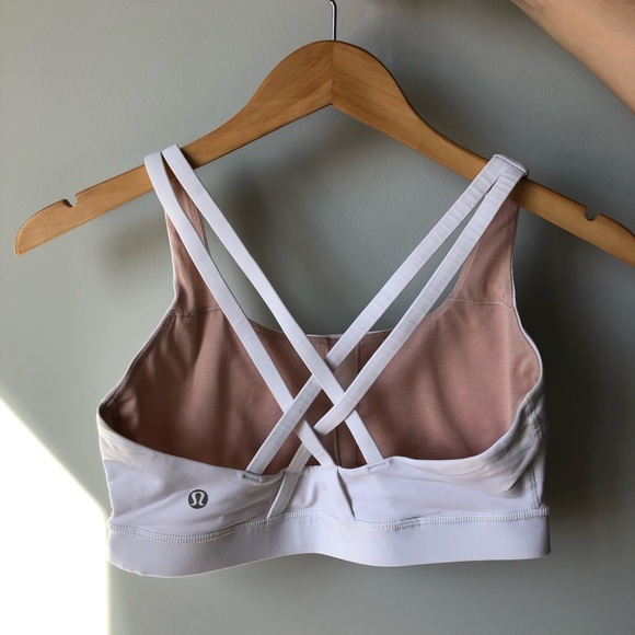 Lululemon Energy Bra - White - Size 8 - Picture 2 of 5